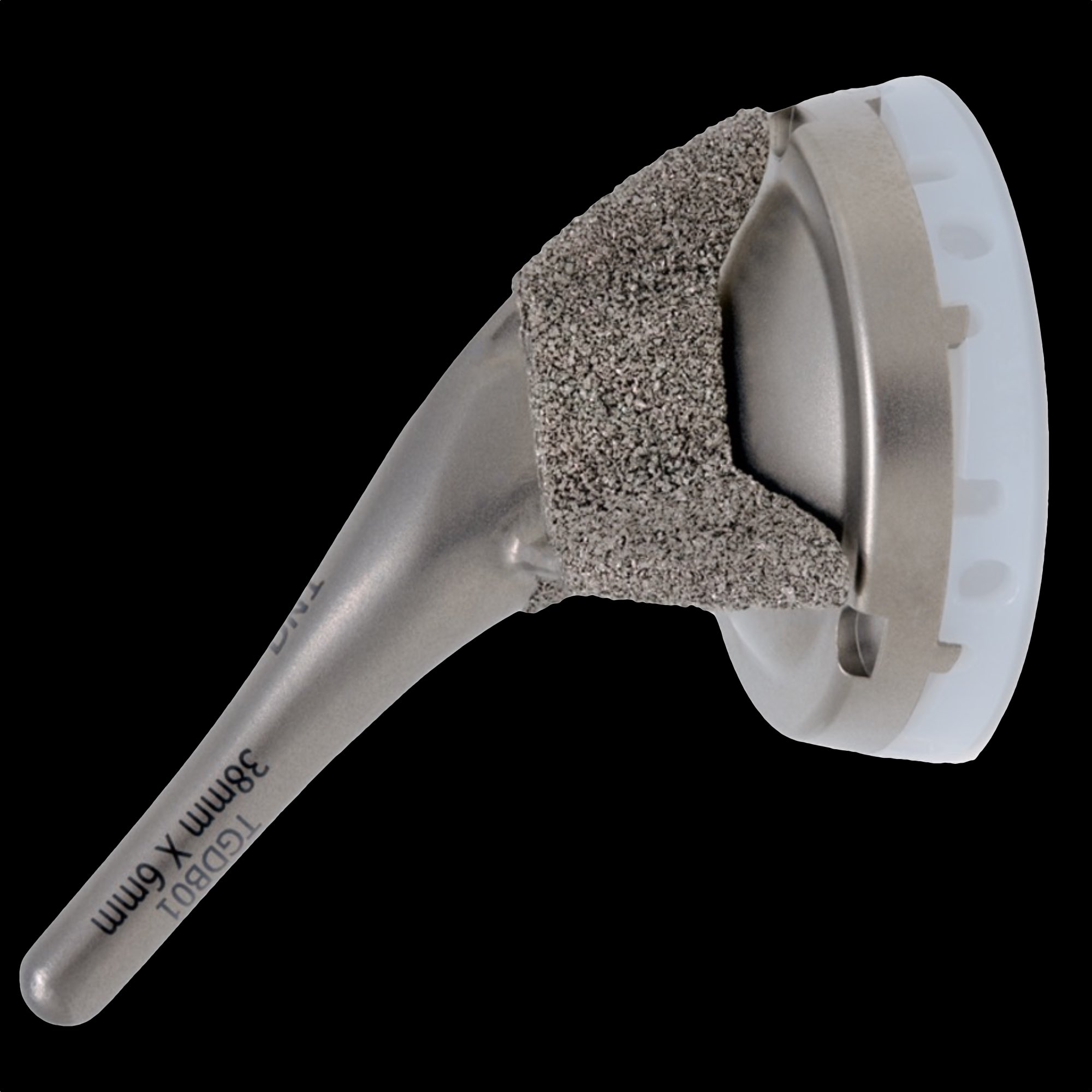 The humeral components of the InSet™ reverse shoulder implant