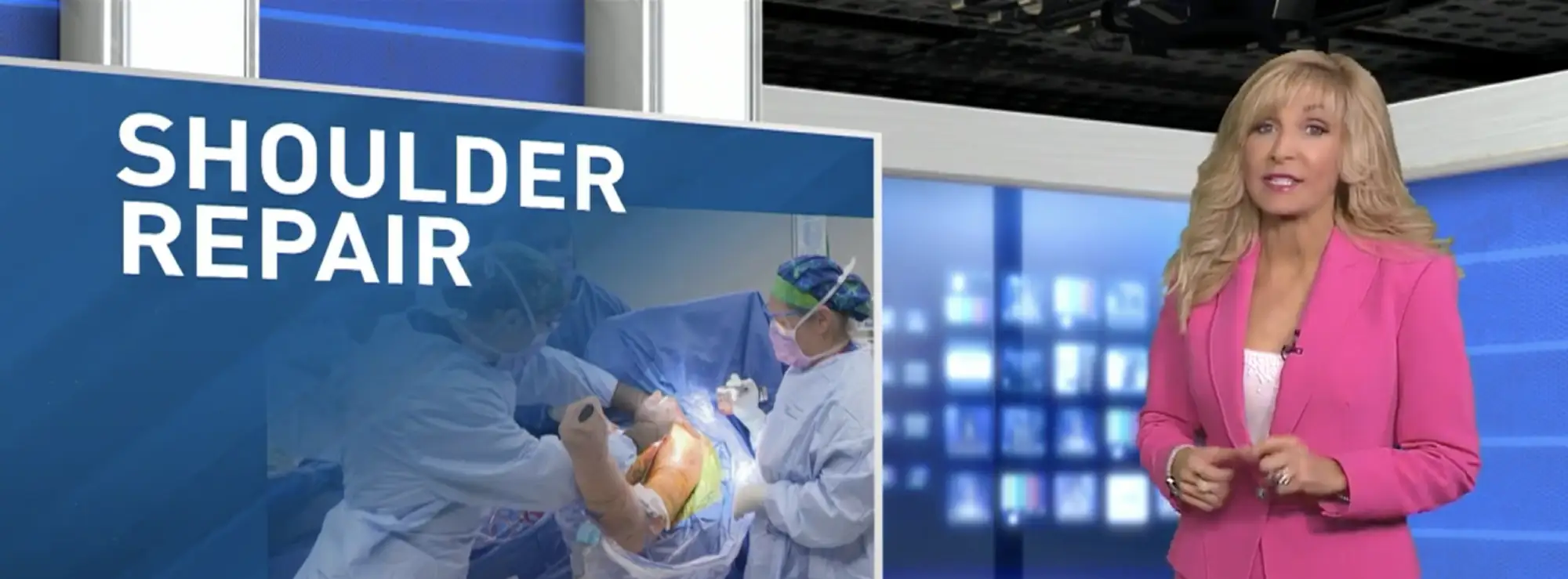 Cincinnati Local 12 News featuring a reverse shoulder replacement procedure performed by Dr. Brandon Kohrs.